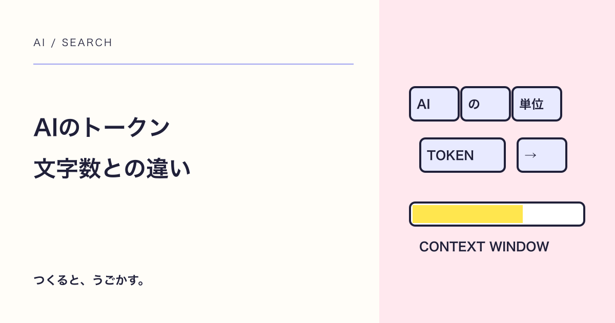 AIのトークンと文字数は同じ？長い資料を渡す前の確認