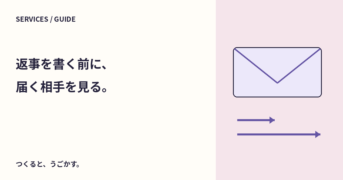 返信と全員に返信で、誰へ届く？メール本文を書く前の宛先チェック